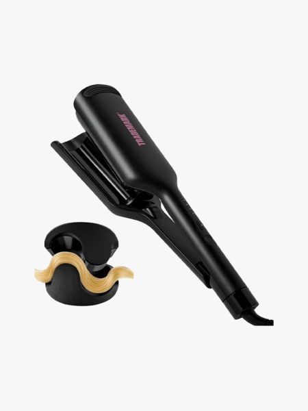 Trademark Beauty Babe Waves X black hair waver on light gray background